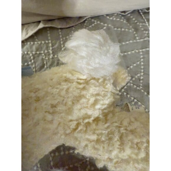 Vtg Eden Pale Yellow Musical Animated Wind-Up Lamb Plush Toy 10" tested works - Picture 10 of 13